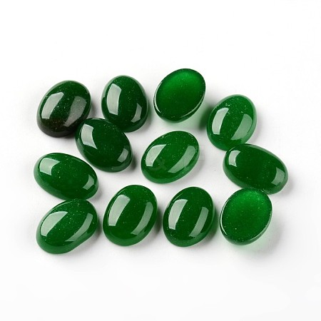 Oval Natural Malaysia Jade Cabochons G-I171-13x18mm-05-1