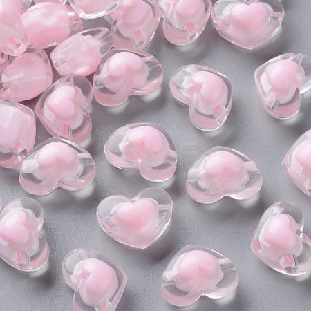 Transparent Acrylic Beads TACR-S152-08A-08-1