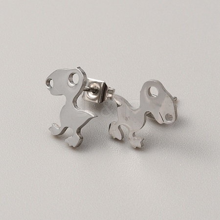 304 Stainless Steel Stud Earrings for Women LS-EJEW-TAC0010-016P-1
