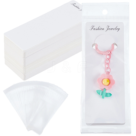 120Pcs Paper Keychain Display Cards CDIS-SP0001-37-1