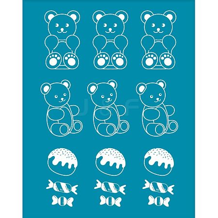 Silk Screen Printing Stencil DIY-WH0341-279-1