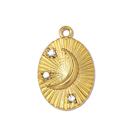 304 Stainless Steel Pendants STAS-OY014-82G-1
