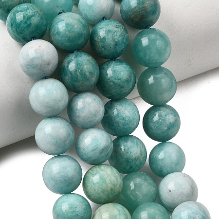 Gradient Natural Amazonite Beads Strands GG-CBA54CC-C01-10mm-1