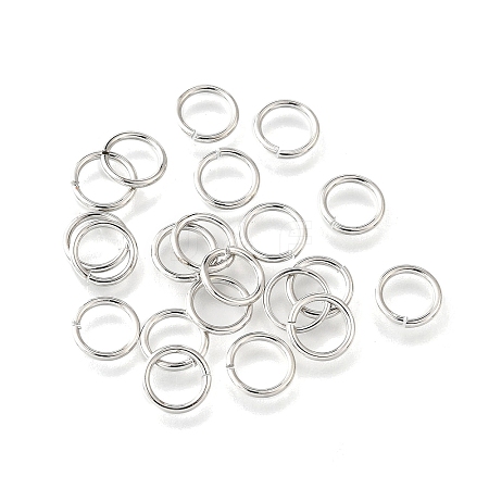 Brass Open Jump Rings KK-V007-004P-06-1