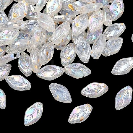 UV Plating Transparent Acrylic Beads AC-CBA81FF-08A-1
