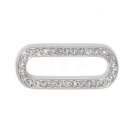 304 Stainless Steel with Crystal Rhinestone Pendants RB-OY001-06P-1
