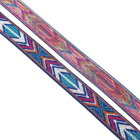 Flat Polyester Elastic Cord/Band OCOR-WH0066-42B-1