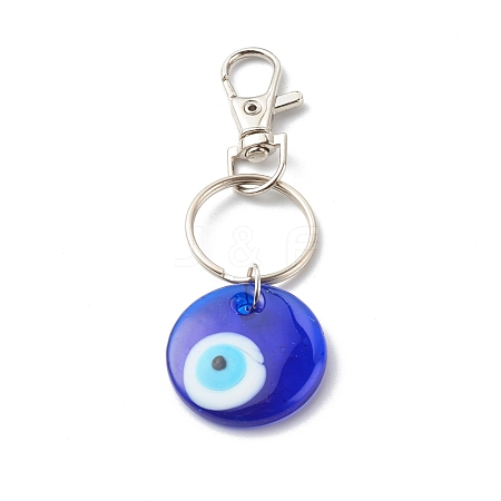 Handmade Lampwork Evil Eye Keychain KEYC-JKC00262-1
