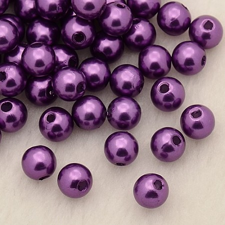 Imitation Pearl Acrylic Beads PL608-05-1