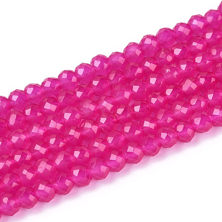 Imitation Jade Glass Beads Strands GLAA-T028-3mm-11I-1