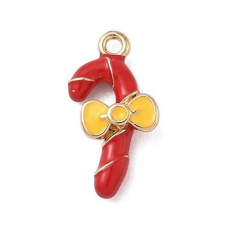 Christmas Alloy Enamel Pendants ENAM-F156-01G-09-1