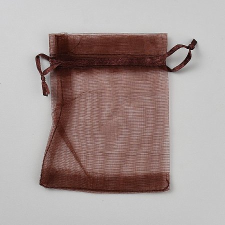 Rectangle Organza Drawstring Gift Bags with Ribbon OP-WH20005-01E-1