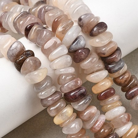 Natural Violet Strawberry Quartz Beads Strands G-A285-A06-01-1