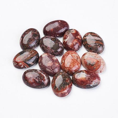 Natural Leopard Skin Jasper Cabochons G-LS18x13x10-1