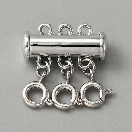 3-Strand 6-Hole Alloy Magnetic Slide Lock Clasps FIND-TAC0014-69A-P-1