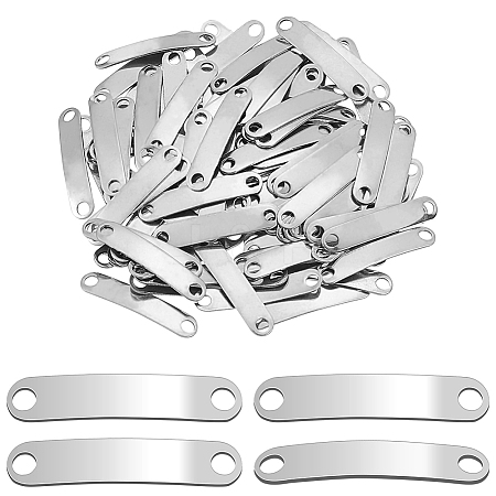 100Pcs 201 Stainless Steel Links/Connectors STAS-HY0001-78-1