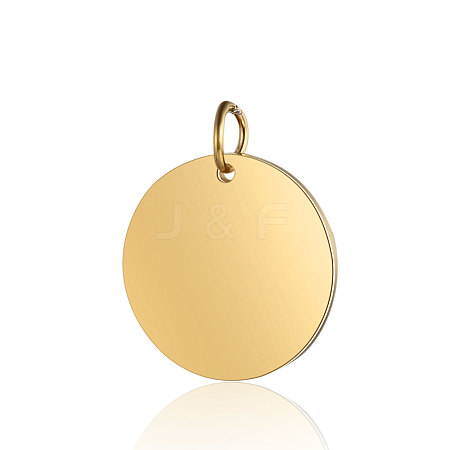 Ion Plating(IP) 304 Stainless Steel Pendants STAS-I311-06G-1
