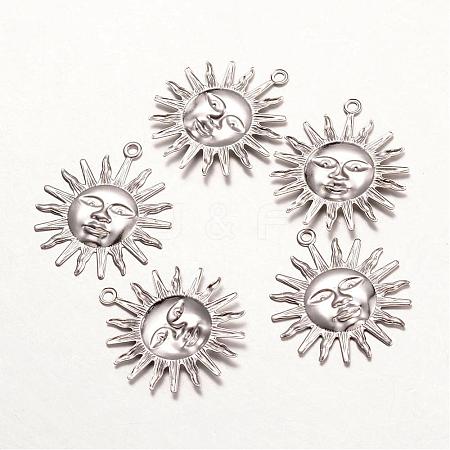 Tarnish Resistant 316 Surgical Stainless Steel Pendants STAS-K096-19P-1