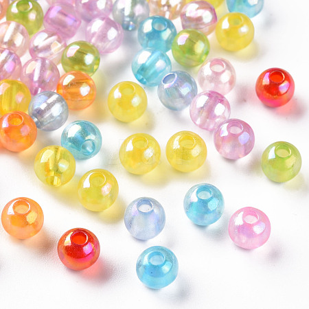 Transparent Acrylic Beads MACR-S370-B6mm-1