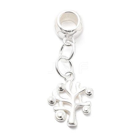 925 Sterling Silver European Beads STER-S009-01D-S-1