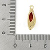 Brass Micro Pave Cubic Zirconia Pendants KK-B114-06G-01-3