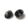 Natural Snowflake Obsidian Cabochons G-F605E-16B-2