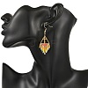 Glass Beads Braided Dangle Earrings EJEW-MZ00786-02-2