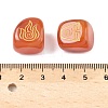 4Pcs 4 Styles Natural Carnelian Display Decorations G-F786-03A-02-3