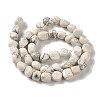 Natural Howlite Beads Strands G-B078-D15-01-3