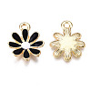 Light Gold Plated Alloy Pendants ENAM-T009-39D-3