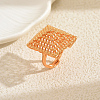 Geometric Hollow Brass Cuff Rings for Women VG2470-1-2