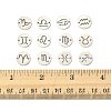 24Pcs 12 Styles 201 Stainless Steel Links/Connectors STAS-FS0001-98-5