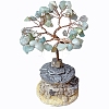 Natural Flower Amazonite Chips Tree Decorations PW-WG91240-11-1