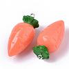 Carrot Resin Pendants X-RB715Y-4