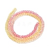 Transparent Painted Glass Beads Strands DGLA-A034-T2mm-A07-5