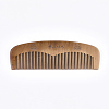Carved Peach Wooden Combs OHAR-T007-02-1