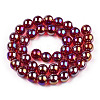 Electroplate Transparent Glass Beads Strands LS-GLAA-T032-T10mm-AB20-2