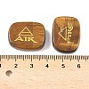 4Pcs 4 Styles Natural Tiger Eye Display Decorations G-F786-02D-06-3