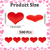 500Pcs  Polyester Sponge Heart Shaped Confetti for Party Decoration DIY-CY0003-21B-2