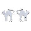201 Stainless Steel Charms STAS-N098-079P-1