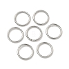 Tarnish Resistant 304 Stainless Steel Open Jump Rings X-STAS-J013-10x1mm-01-1