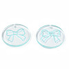 Transparent Resin Pendants RESI-N030-006A-3