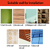 CREATCABIN Acrylic Mirror Wall Stickers Decal DIY-CN0001-13B-V-3