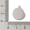 304 Stainless Steel Pendants STAS-B074-08P-11-3