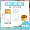 Glass Bottles Bead Containers CON-BC0007-63A-2