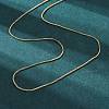 Brass Venetian Chain X-NJEW-E151-04G-1