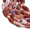 Dyed & Heated Natural Fire Crackle Agate Beads Strands GG-CBAB9C6-A01-02-3