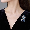 Alloy Rhinestone Brooch for Backpack Clothes PW-WG225E4-01-2