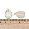 Natural Quartz Crystal Faceted Pendants G-I382-05G-10-3