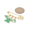 Frog Alloy Enamel Charm Brooch Pin JEWB-BR00096-4